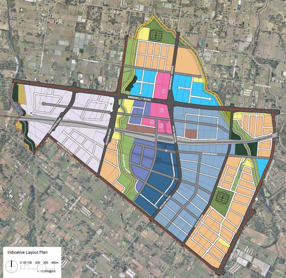 Leppington Major Centre Precinct – Indicative Layout Plan